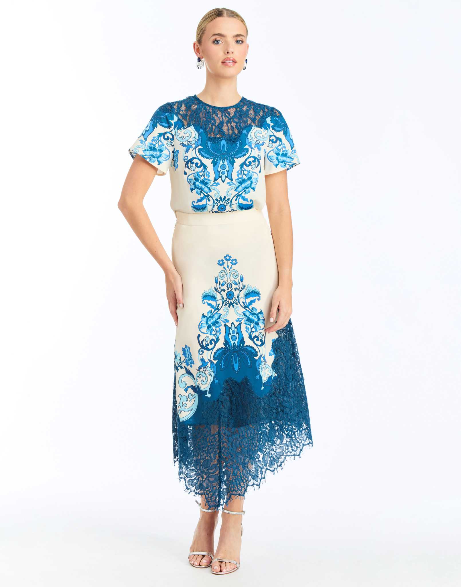 Gracie Lace Midi Skirt - Image 5
