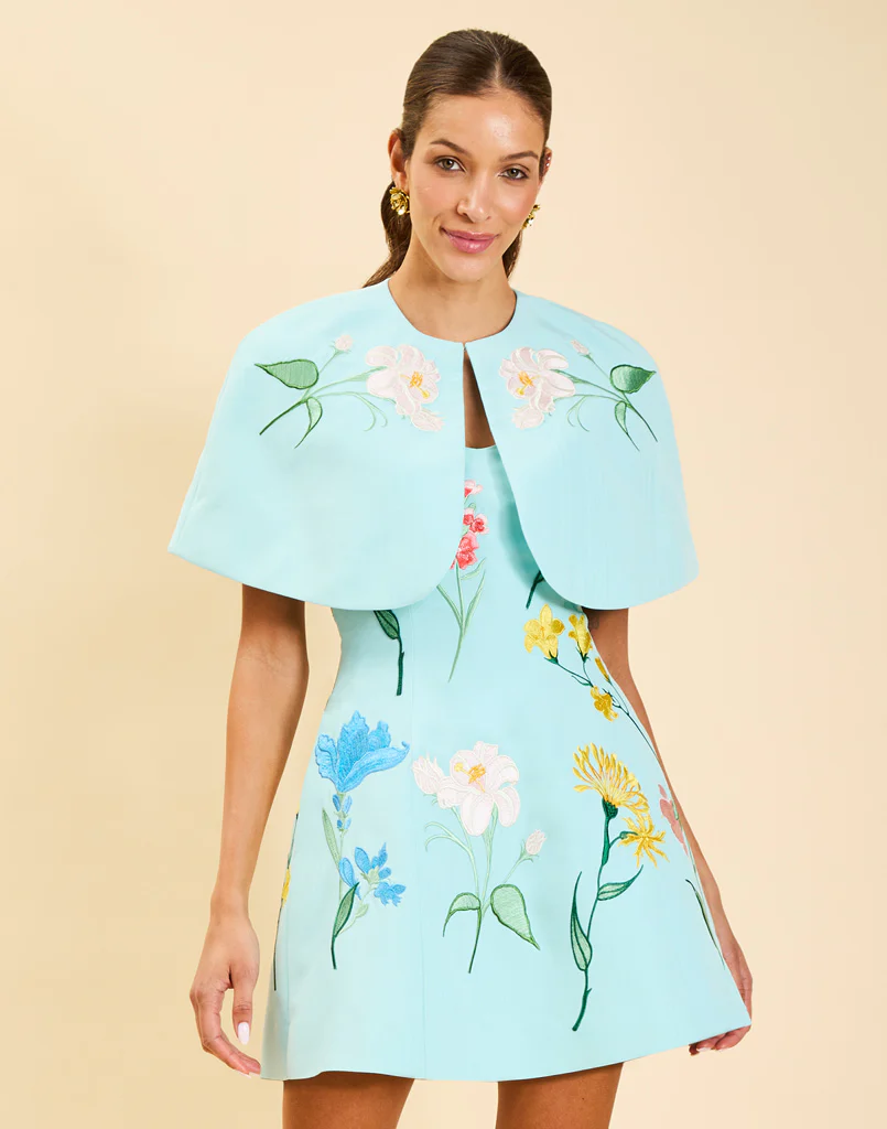 Promenade Embroidered Capelet - Image 3