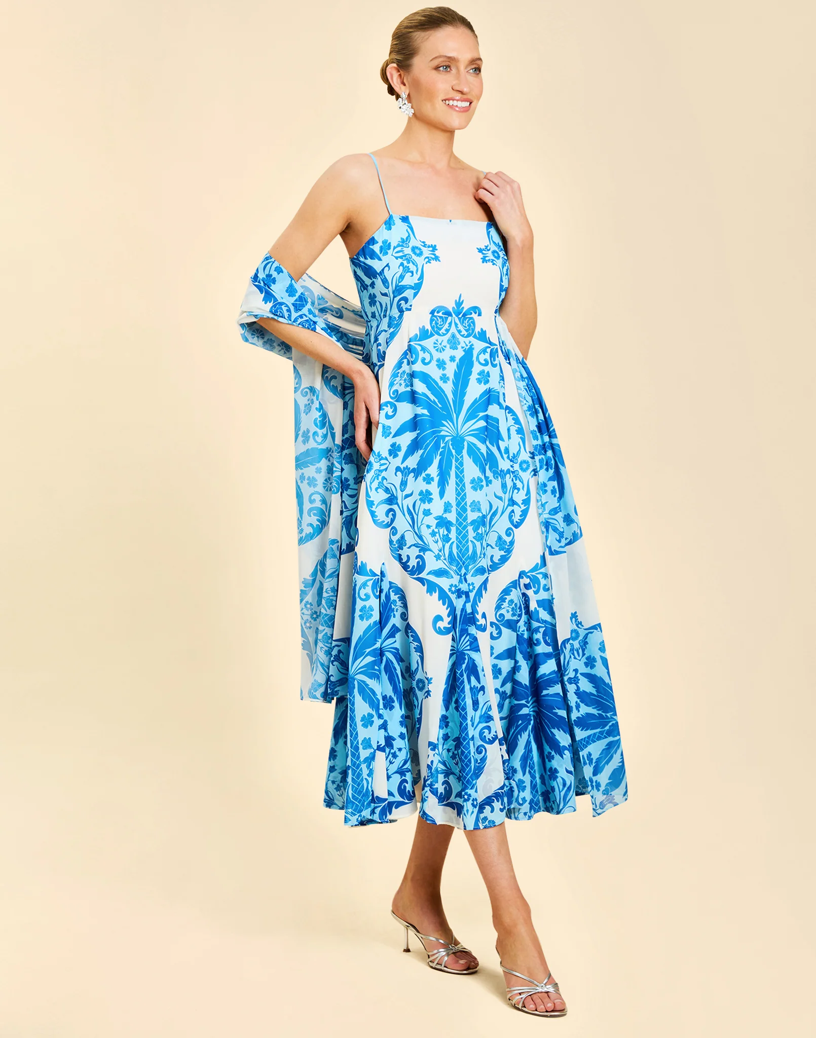 Reverie Tea-Length Sash Dress - Image 2