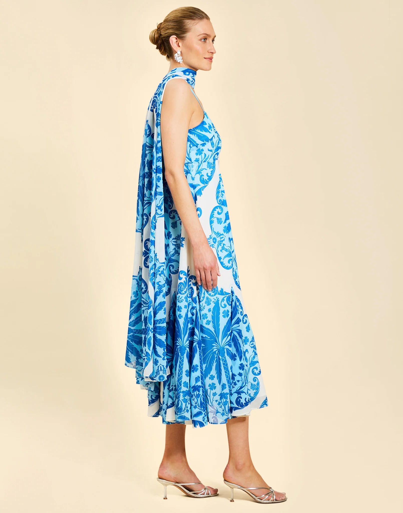 Reverie Tea-Length Sash Dress - Image 3