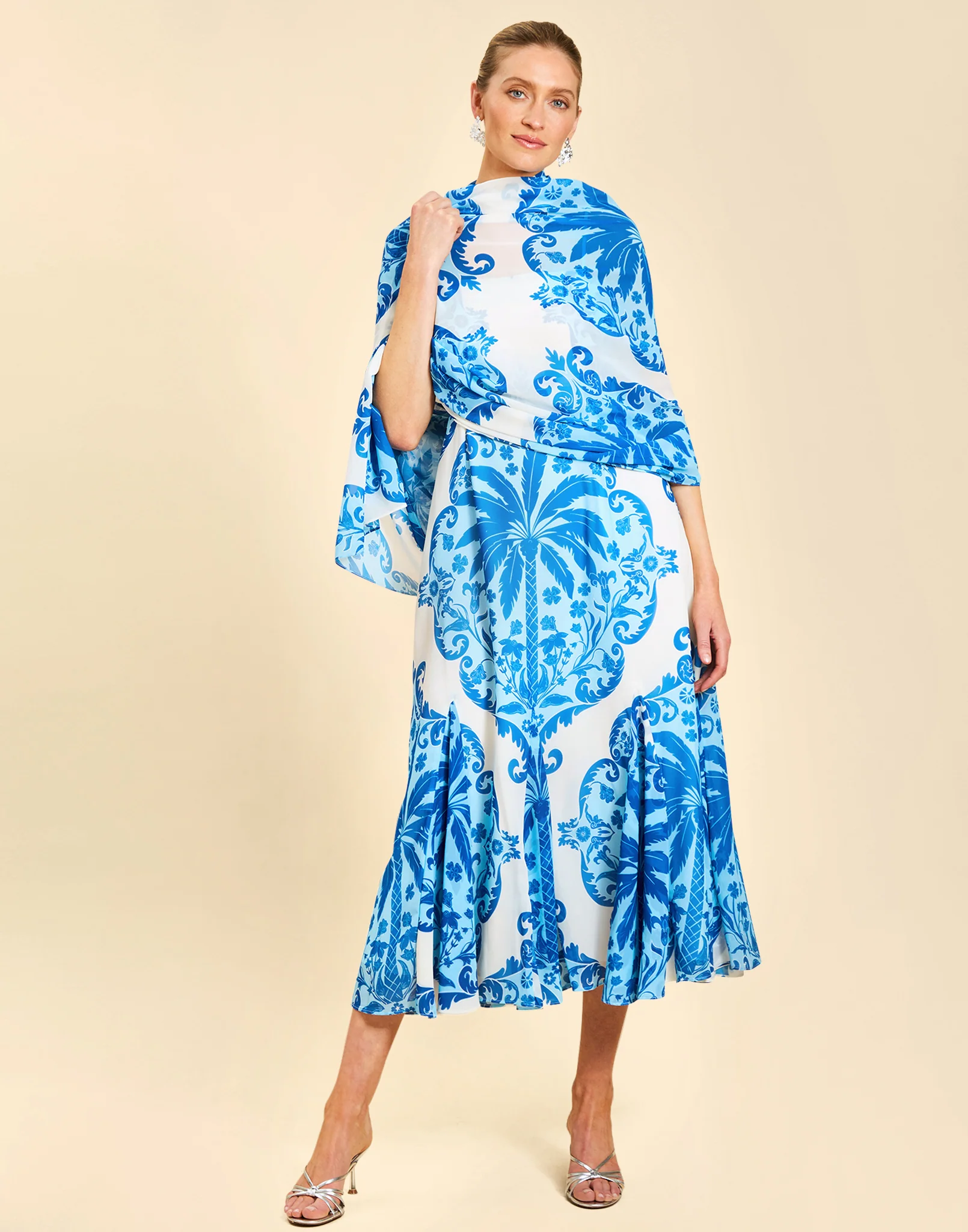 Reverie Tea-Length Sash Dress - Image 6