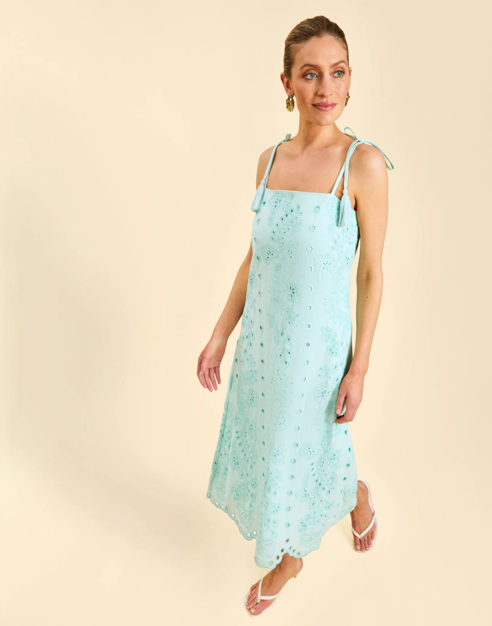 Salvador Tassel Midi Dress - Image 2