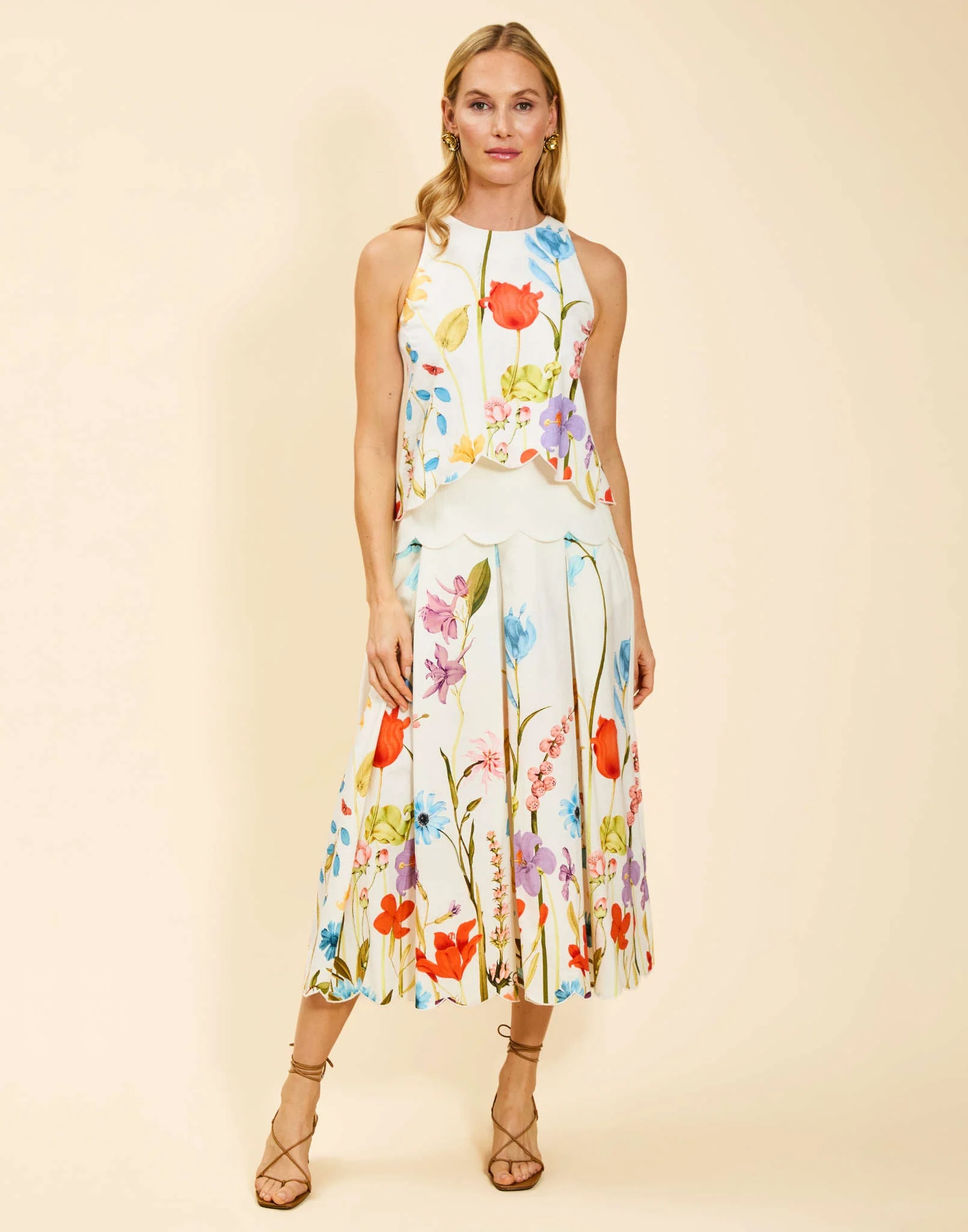Sonata Scallop Midi Skirt - Image 6